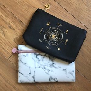 Two makeup bags